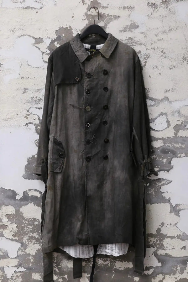 ARCHIVIO J.M.Ribot dyed gray long coat TR05/ST